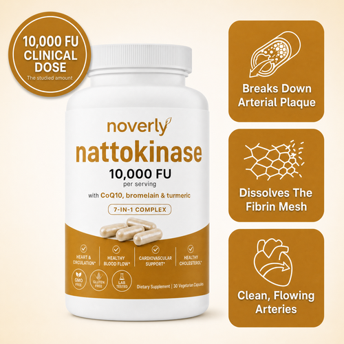 Max Potency Nattokinase 10,000 FU - Circulation Support