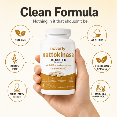 Max Potency Nattokinase 10,000 FU - Circulation Support