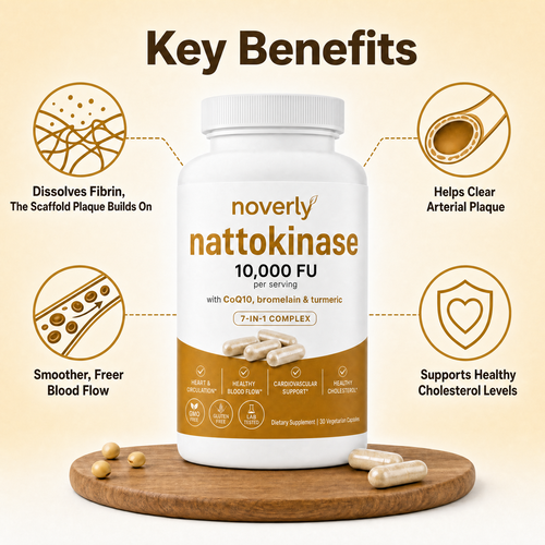 Max Potency Nattokinase 10,000 FU - Circulation Support